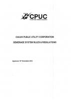 CPUC Rules & Regulations Sewer - Approved 14 November 2012