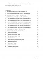 5 February 2021 Monthly Report